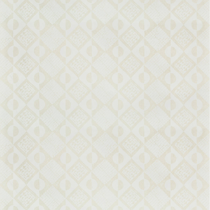 Circles And Squares Wp Off White by Lee Jofa Wallcovering BLITHFIELD CELLULOSE - 100% United Kingdom - Horizontal: 13.4 and Vertical: 27.2 53.5 - Fabric Carolina -