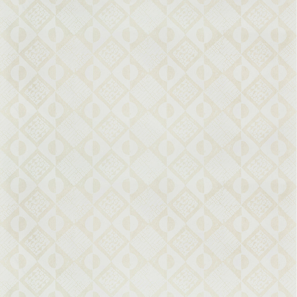 Circles And Squares Wp Off White by Lee Jofa Wallcovering BLITHFIELD CELLULOSE - 100% United Kingdom - Horizontal: 13.4 and Vertical: 27.2 53.5 - Fabric Carolina -