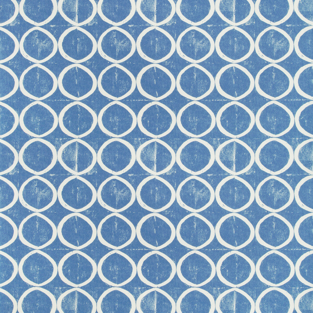 Circles Wallpaper Azure by Lee Jofa Wallcovering BLITHFIELD CELLULOSE - 100% United Kingdom - Horizontal: 13.4 and Vertical: 25 53.5 - Fabric Carolina -