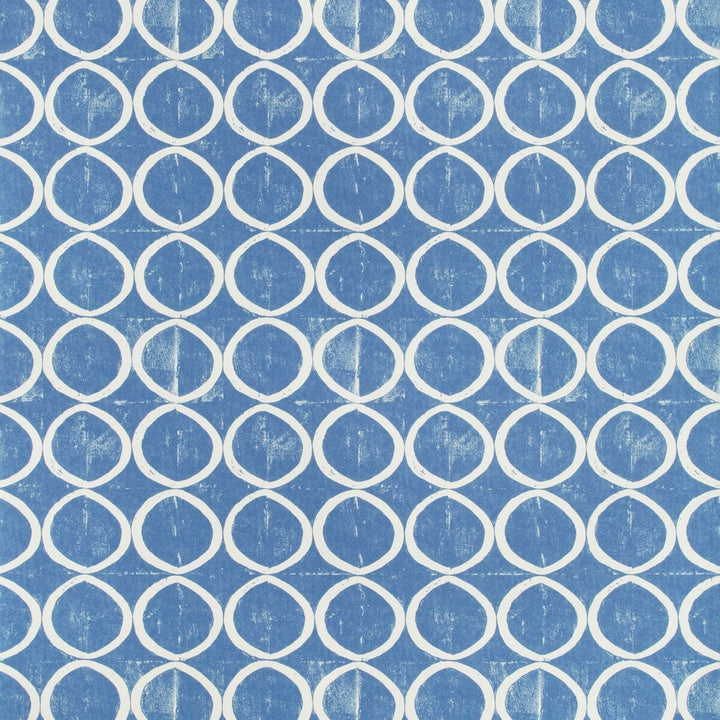 Circles Wallpaper Azure by Lee Jofa Wallcovering BLITHFIELD CELLULOSE - 100% United Kingdom - Horizontal: 13.4 and Vertical: 25 53.5 - Fabric Carolina -