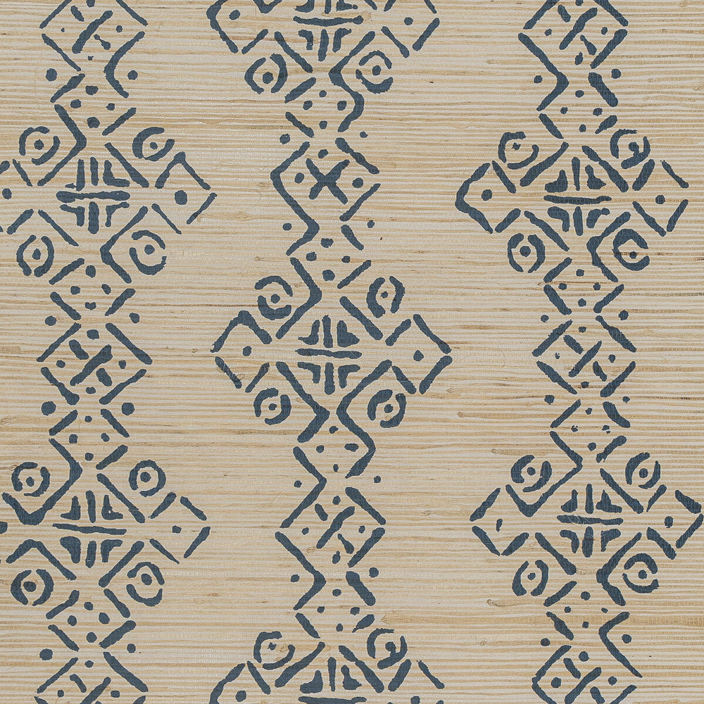 Mali Grasscloth Indigo by Lee Jofa Wallcovering Lee Jofa Wallcovering Mali Grasscloth IndigoWallcovering BLITHFIELD HEMP - 100% United Kingdom </p><p>Repeat: H: 33.46, V: 33.46 33.46 - Fabric Carolina -