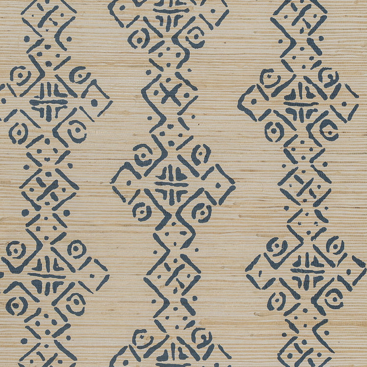 Mali Grasscloth Indigo by Lee Jofa Wallcovering Lee Jofa Wallcovering Mali Grasscloth IndigoWallcovering BLITHFIELD HEMP - 100% United Kingdom </p><p>Repeat: H: 33.46, V: 33.46 33.46 - Fabric Carolina -