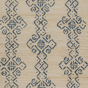 Mali Grasscloth Indigo by Lee Jofa Wallcovering