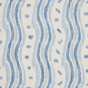 Ikat Stripe Wp Azure PBFC-3531.155.0 by Lee Jofa Wallcovering