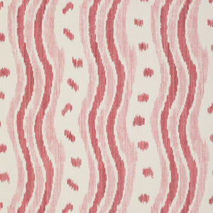 Ikat Stripe Wp Coral PBFC-3531.917.0 by Lee Jofa Wallcovering