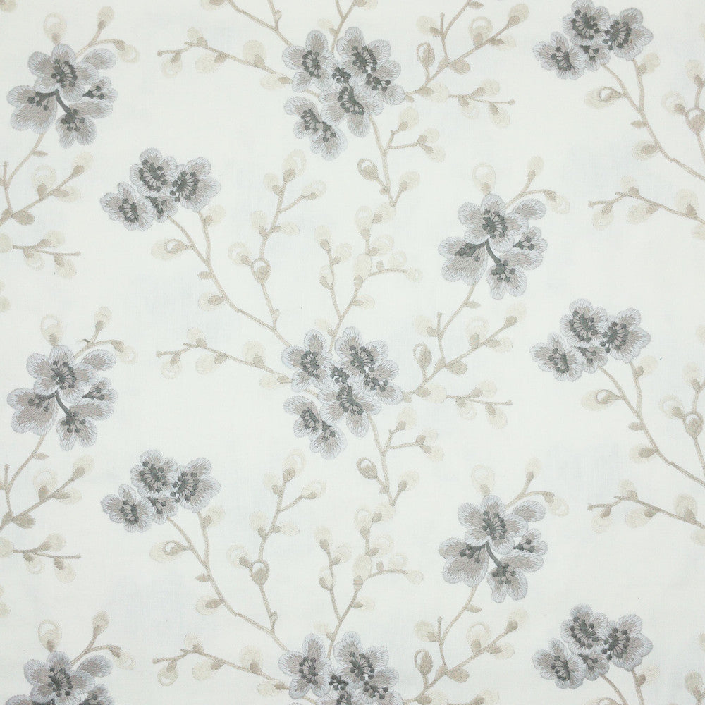 Peaceful 1 Platinum by Stout Fabric COMFORTABLE LIVING LINEN/SHADOW 52%COT 48%POL %REMB INDIA Horizontal: 26.375 and Vertical: 9.250 53 in - Fabric Carolina -