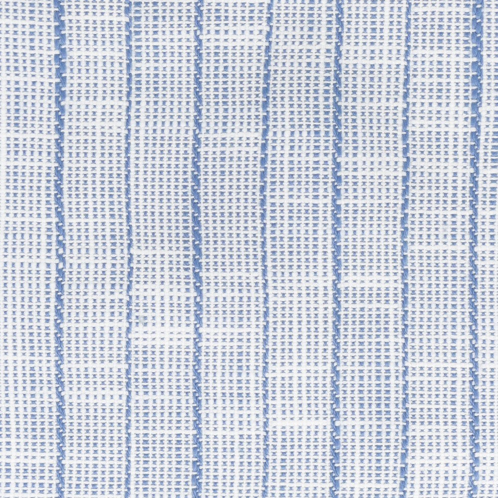 Pecorino 1 Blue/White by Stout Fabric Stout Fabric Pecorino 1 Blue/WhiteFabric LIVING IS EASY BREEZE/SKY 100%UV USA </p><p>Repeat: H: 0.000, V: 1.500 54 in - Fabric Carolina -