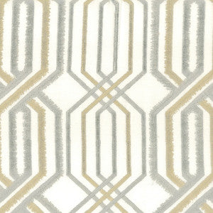 Peking 1 Silver by Stout Fabric