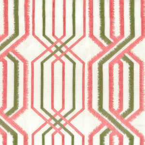 Peking 2 Watermelon by Stout Fabric