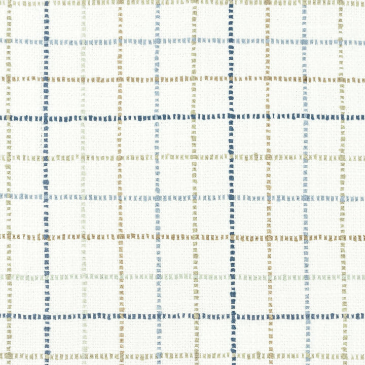 Pelham 1 Denim by Stout Fabric COMFORTABLE LIVING BREEZE/INDIGO 100%POL INDIA Horizontal: 3.750 and Vertical: 3.750 54 in - Fabric Carolina -