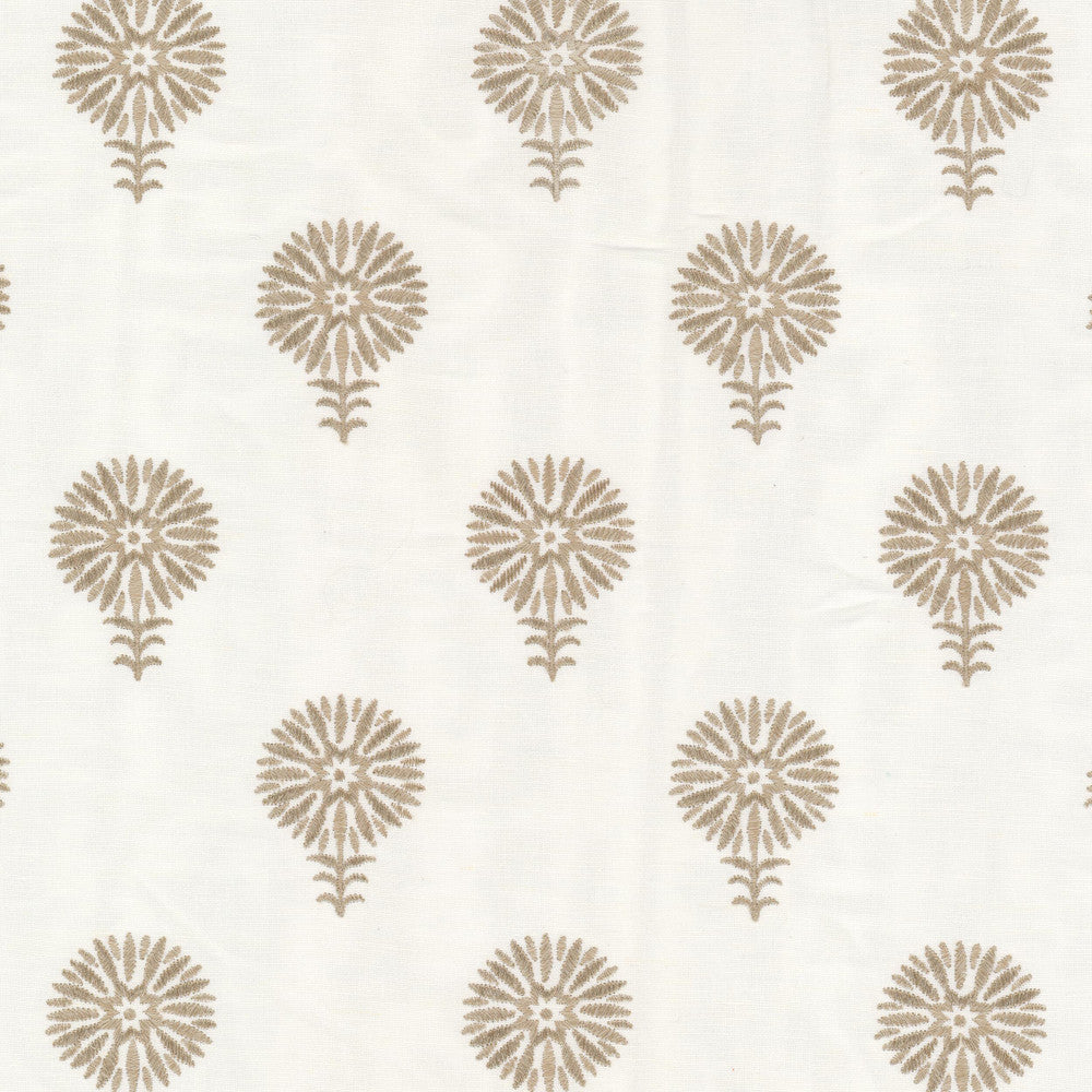 Penzance 3 Beige by Stout Designer Fabric RAINBOW LIBRARY ALMOND/GRANITE 59%COT 41%LIN %VEMB INDIA Horizontal: 6.250 and Vertical: 7.625 52 in - Swanky Fabrics -
