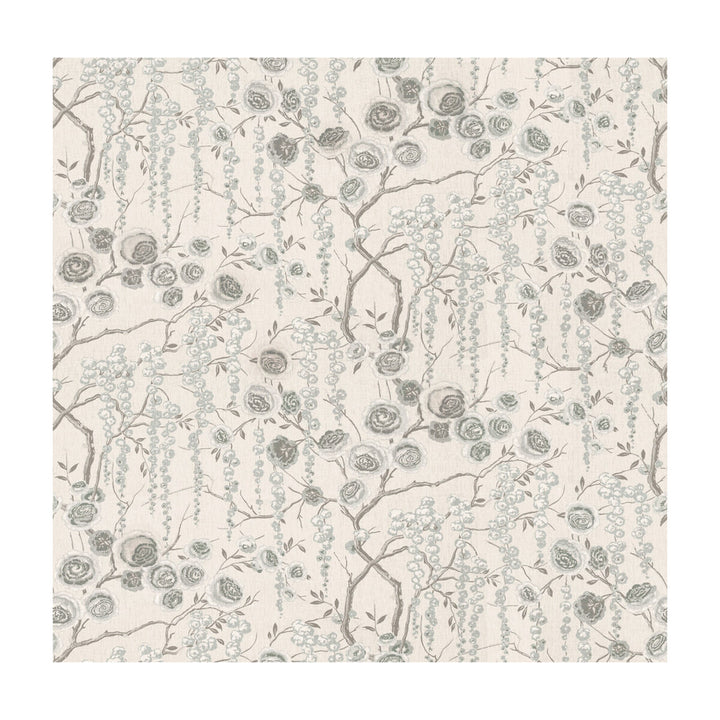 Peonytree Silver by Kravet Basics Fabric SARAH RICHARDSON HARMONY LINEN - 100% China MEDIUM Horizontal: 54.5 and Vertical: 27 54.5 - Fabric Carolina -