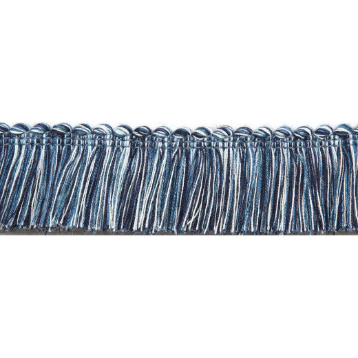 Pergola - Brushed Fringe - Marine by Europatex Designer Fabric Pergola 100% Solution Dyed Acrylic China See Sample Horizontal: N/A and Vertical: N/A 1.50 inches  - Swanky Fabrics -