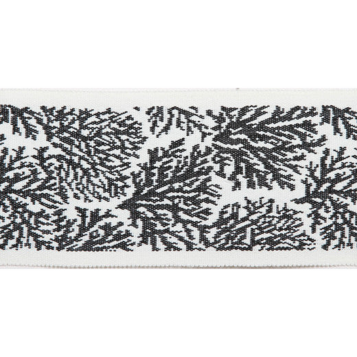 Pergola - Coral Tape - Black by Europatex Designer Fabric Pergola 100% Solution Dyed Acrylic China See Sample Horizontal: N/A and Vertical: N/A 3.25 inches  - Swanky Fabrics -