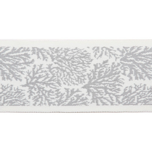 Pergola - Coral Tape - Gray by Europatex Designer Fabric Pergola 100% Solution Dyed Acrylic China See Sample Horizontal: N/A and Vertical: N/A 3.25 inches  - Swanky Fabrics -