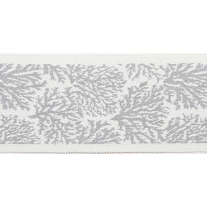 Pergola Coral Tape Gray by Europatex Fabric