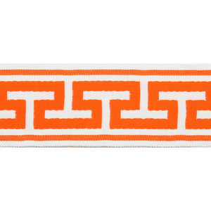 Pergola Embroidered Tape Coral by Europatex Fabric