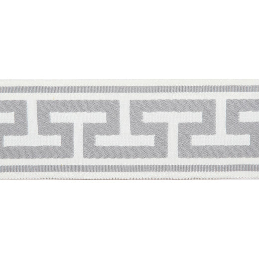 Pergola - Embroidered Tape - Gray by Europatex Designer Fabric Pergola 100% Solution Dyed Acrylic China See Sample Horizontal: N/A and Vertical: N/A 2.74 inches  - Swanky Fabrics -