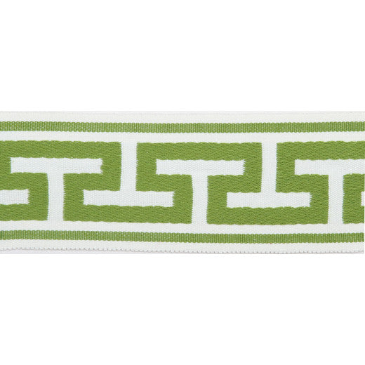 Pergola - Embroidered Tape - Lime by Europatex Fabric Pergola 100% Solution Dyed Acrylic China See Sample Horizontal: N/A and Vertical: N/A 2.75 inches  - Fabric Carolina -