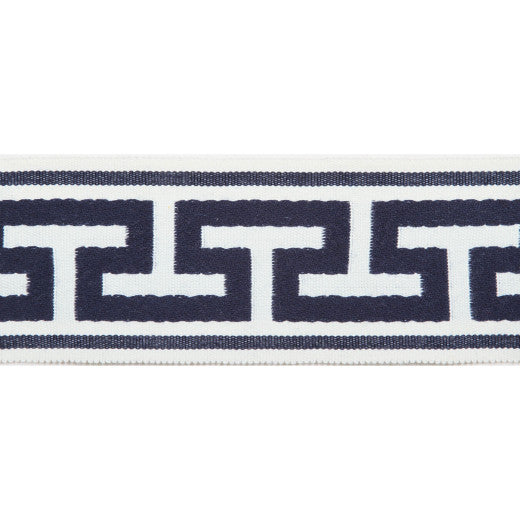 Pergola - Embroidered Tape - Marine by Europatex Designer Fabric Pergola 1 China See Sample Horizontal: N/A and Vertical: N/A 2.75 inches  - Swanky Fabrics -