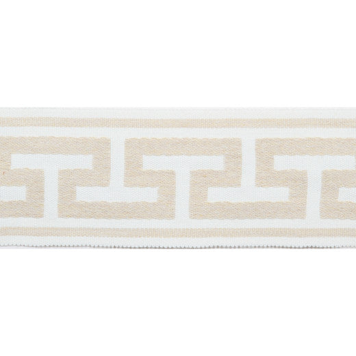 Pergola - Embroidered Tape - Nougat by Europatex Designer Fabric Pergola 100% Solution Dyed Acrylic China See Sample Horizontal: N/A and Vertical: N/A 2.75 inches  - Swanky Fabrics -