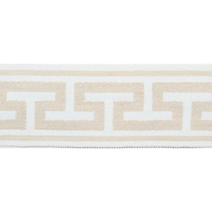 Pergola Embroidered Tape Nougat by Europatex Fabric