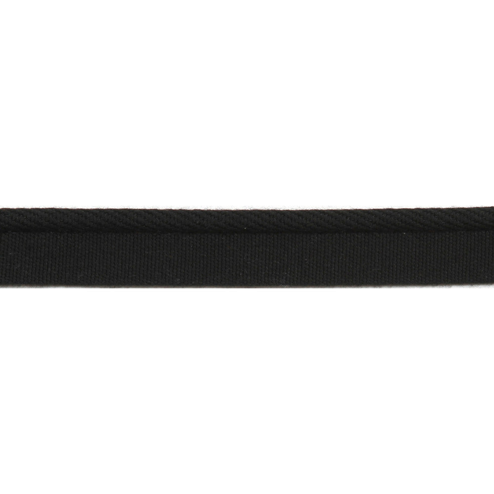 Pergola One Tone Cord Black by Europatex Fabric Pergola 100% Solution Dyed Acrylic 0.25 inches - Fabric Carolina -