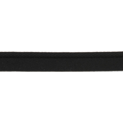 Pergola - One Tone Cord - Black by Europatex Designer Fabric Pergola 100% Solution Dyed Acrylic China See Sample Horizontal: N/A and Vertical: N/A 0.25 inches  - Swanky Fabrics -
