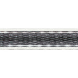 Pergola Striped Tape Black by Europatex Fabric
