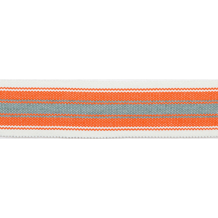 Pergola Striped Tape Coral by Europatex Fabric Pergola 100% Solution Dyed Acrylic 1.50 inches - Fabric Carolina -