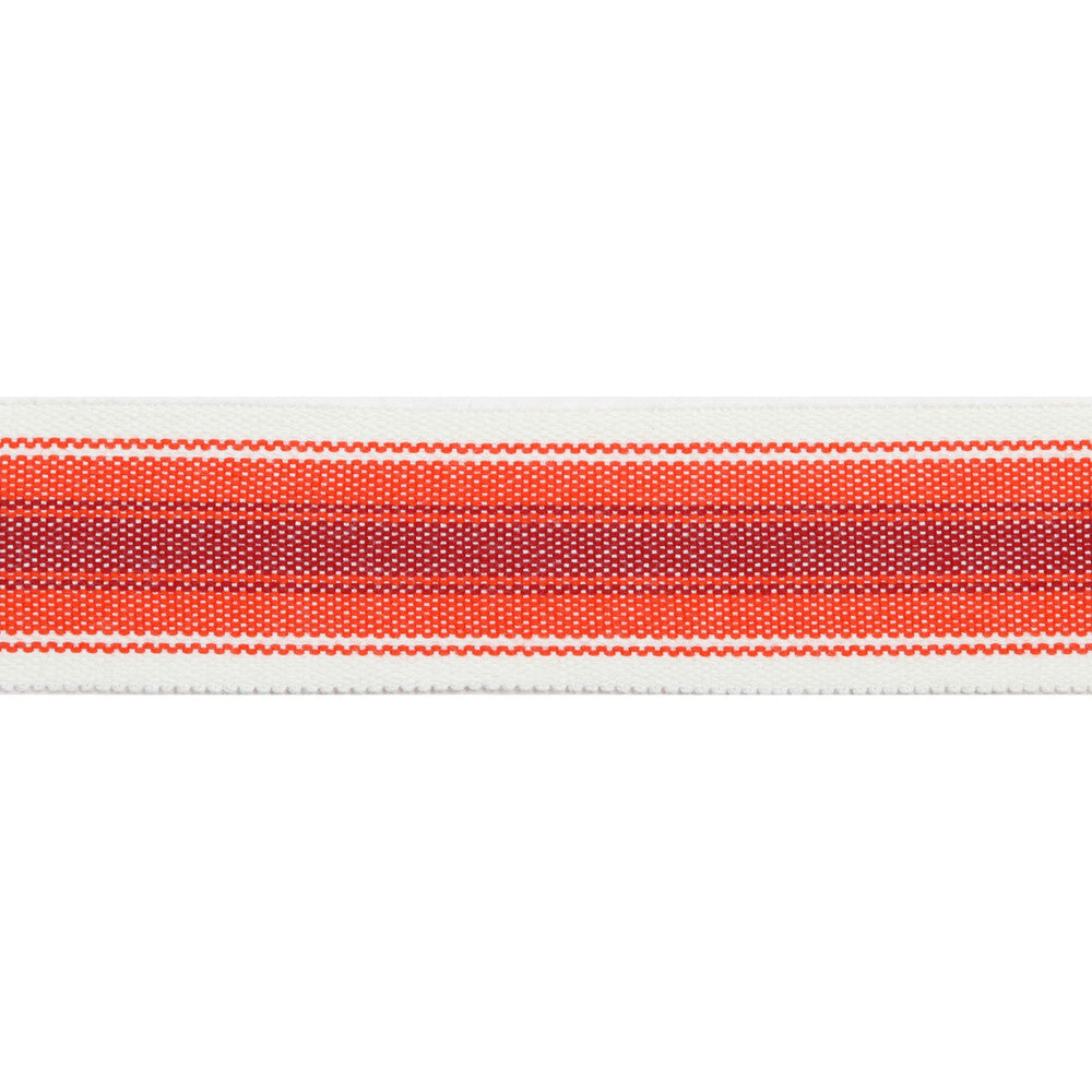 Pergola Striped Tape Cranberry by Europatex Fabric Pergola 100% Solution Dyed Acrylic 1.50 inches - Fabric Carolina -