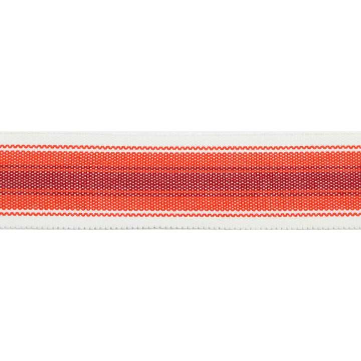 Pergola Striped Tape Cranberry by Europatex Fabric Pergola 100% Solution Dyed Acrylic 1.50 inches - Fabric Carolina -