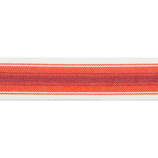 Pergola - Striped Tape - Cranberry by Europatex Fabric Pergola 100% Solution Dyed Acrylic China See Sample Horizontal: N/A and Vertical: N/A 1.50 inches  - Fabric Carolina -
