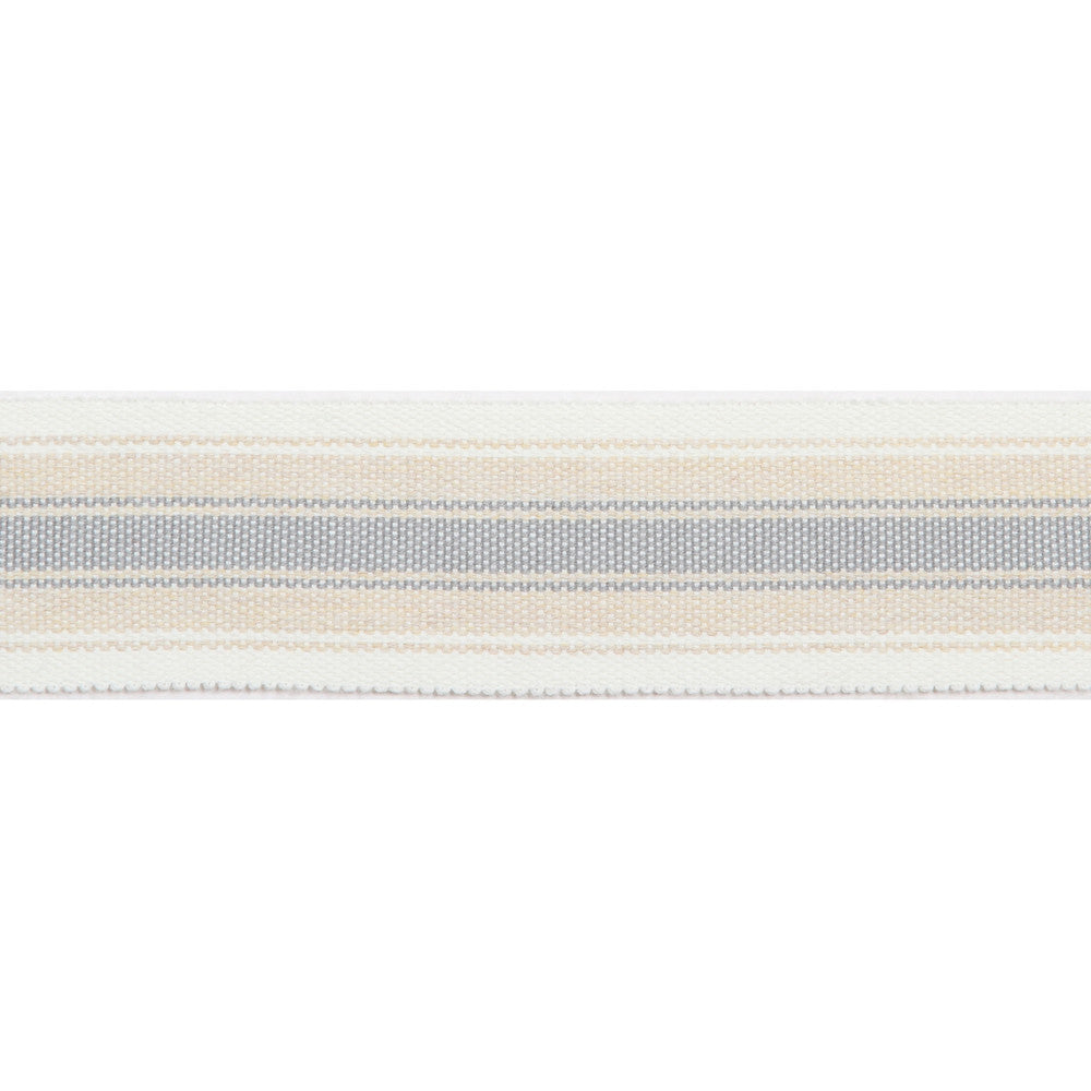 Pergola Striped Tape Gray by Europatex Fabric Pergola 100% Solution Dyed Acrylic 1.50 inches - Fabric Carolina -