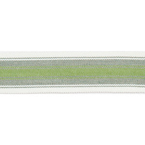 Pergola Striped Tape Lime by Europatex Fabric
