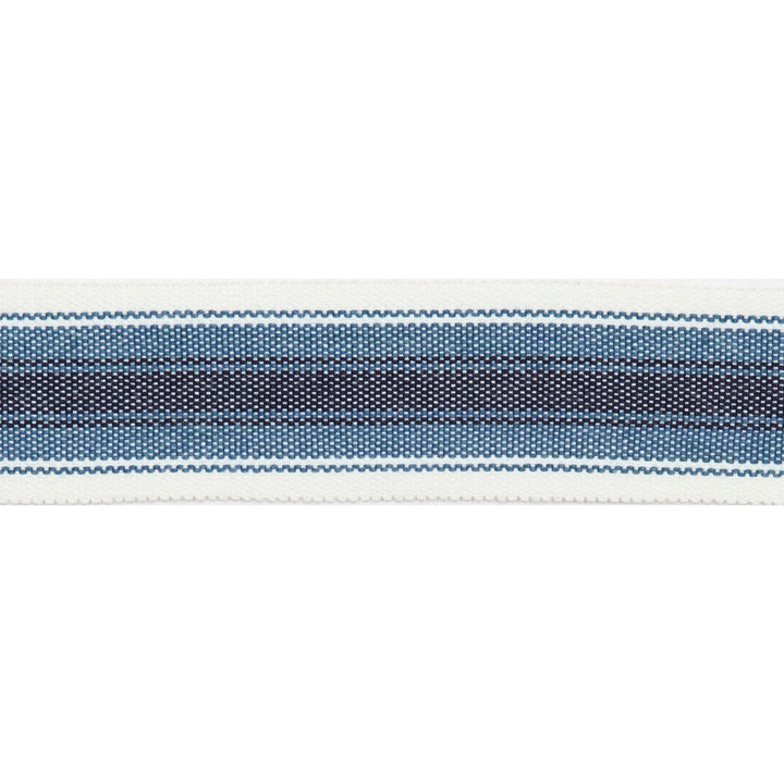 Pergola Striped Tape Marine by Europatex Designer Fabric Pergola 100% Solution Dyed Acrylic 1.50 inches - Swanky Fabrics -