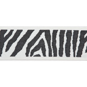 Pergola Zebra Tape Black by Europatex Fabric