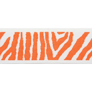 Pergola Zebra Tape Coral by Europatex Fabric