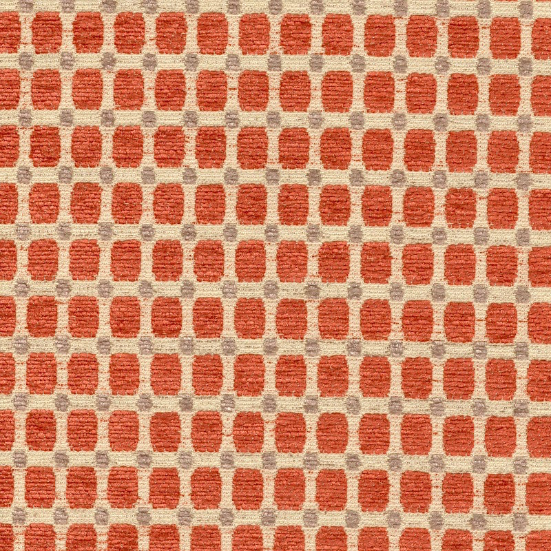 Peru Persimmon by Magnolia Fabric our website for purchase 100% Polyester CHINA 15,000 Horizontal: .63 and Vertical: .63 56" - Fabric Carolina -