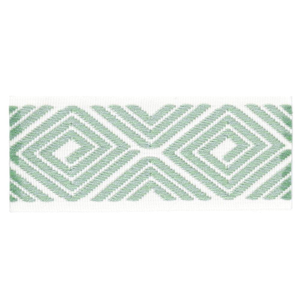 Petty 3 Aloe by Stout Trim Stout Trim Petty 3 AloeTrim VISIONS OF COLOR TRIM TURKEY </p><p>Repeat: H: 2.250, V: 0.000 1.62 in - Fabric Carolina -