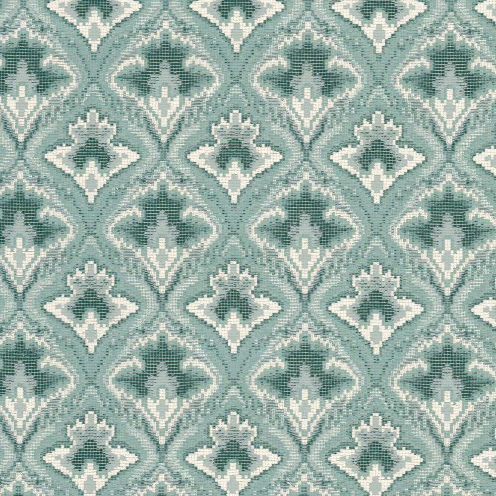 Petworth 1 Caribbean by Stout Fabric Stout Fabric Petworth 1 CaribbeanFabric GREAT IMPRESSIONS BLUE/SPA 77%SVI 13%POL 10%COT TURKEY </p><p>Repeat: H: 6.750, V: 6.750 54 in - Fabric Carolina -