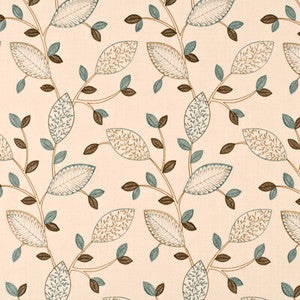 Lauretta Teal/Biscuit PF50142.3.0 by Baker Lifestyle Fabric