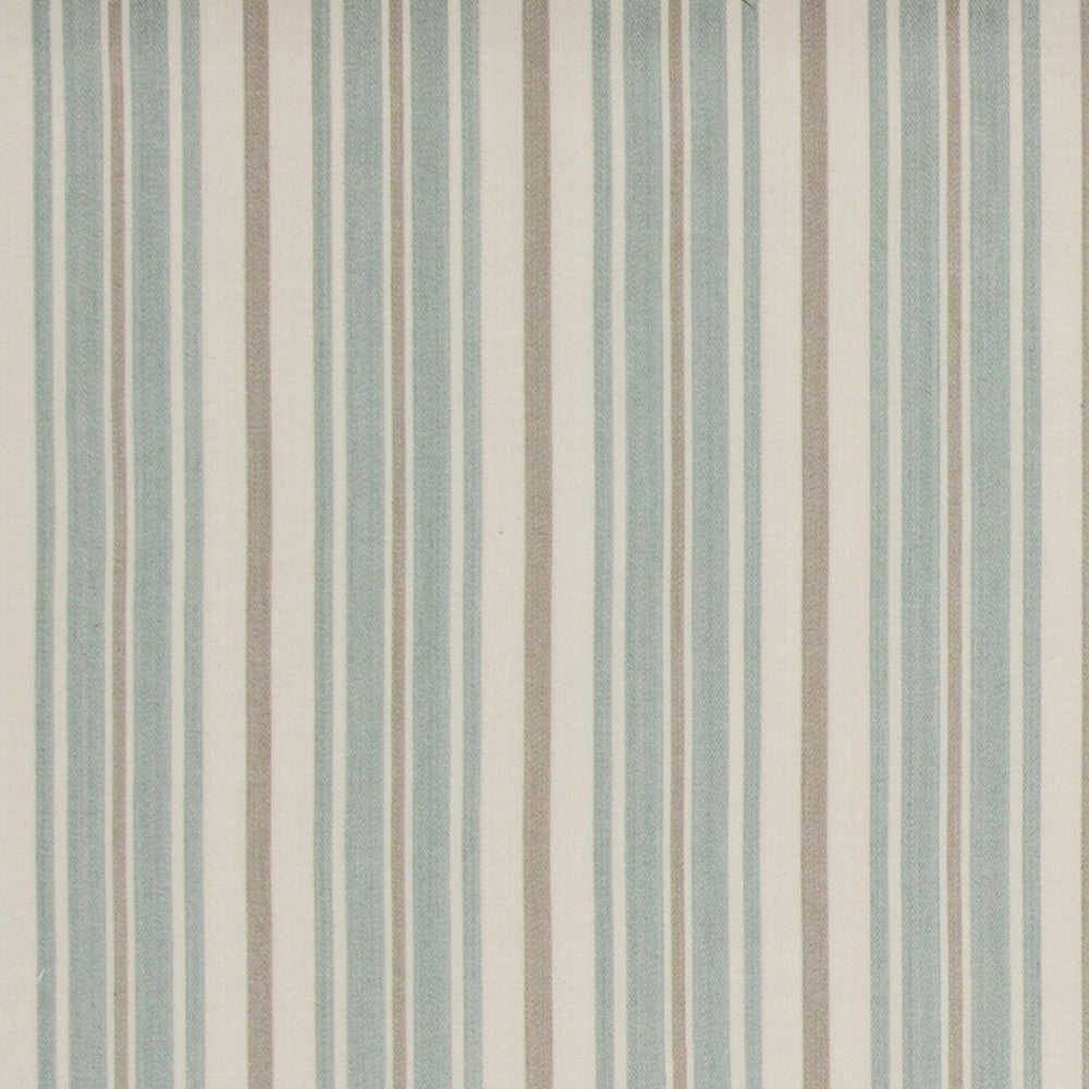 Morrell Stripe Aqua by Baker Lifestyle Fabric Baker Lifestyle Fabric Morrell Stripe AquaFabric DENBURY COTTON - 100% India </p><p>Repeat: H: 3.546, V: 52.402 - Fabric Carolina -