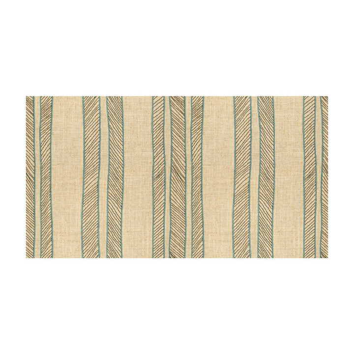 Cords Indigo by Baker Lifestyle Designer Fabric WATERSIDE VISCOSE - 75%;LINEN - 25% India - Horizontal: 9 and Vertical: 9.5 52 - Swanky Fabrics -