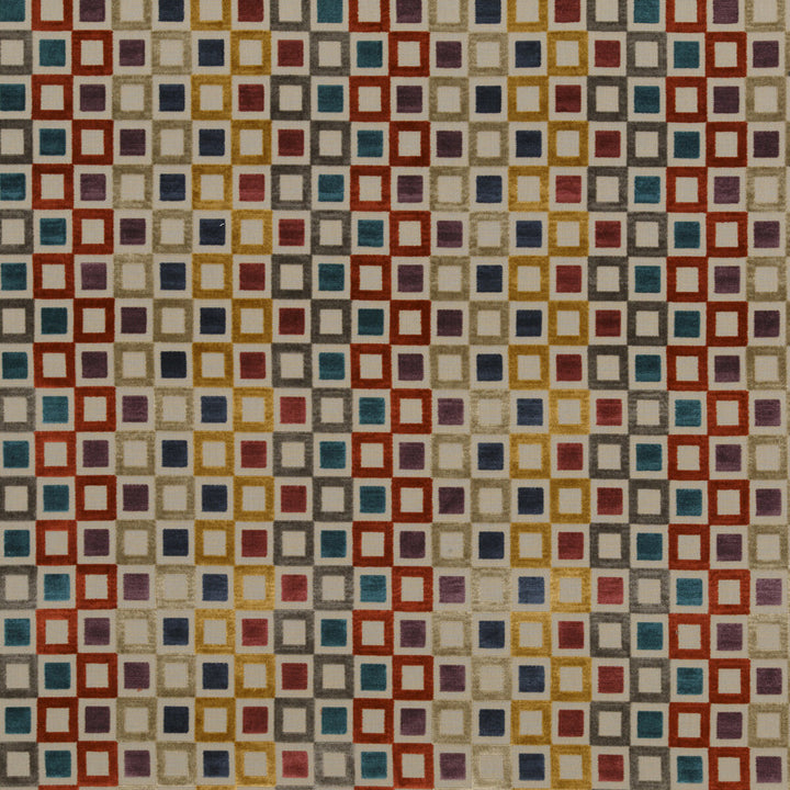 Square Dance Tutti Frutti by Baker Lifestyle Fabric CARNIVAL VISCOSE - 75%;POLYESTER - 25% Belgium HEAVY Horizontal: 13.79 and Vertical: 3.94 53.978 - Fabric Carolina -
