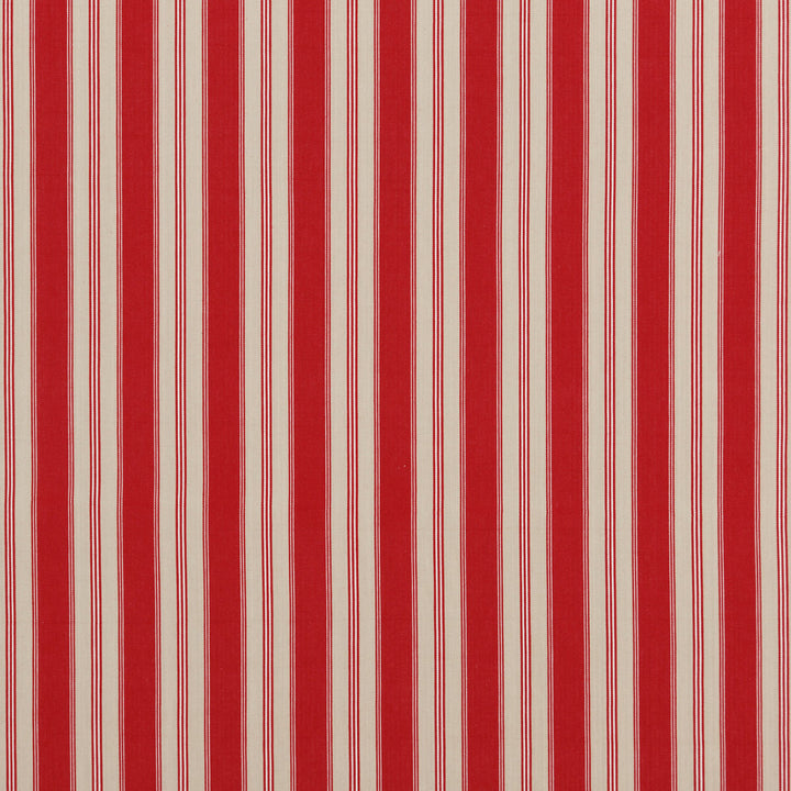 Tango Ticking Red by Baker Lifestyle Fabric Baker Lifestyle Fabric Tango Ticking RedFabric CARNIVAL COTTON - 100% India </p><p>Repeat: H: 3.94, V: 53.978 - Fabric Carolina -