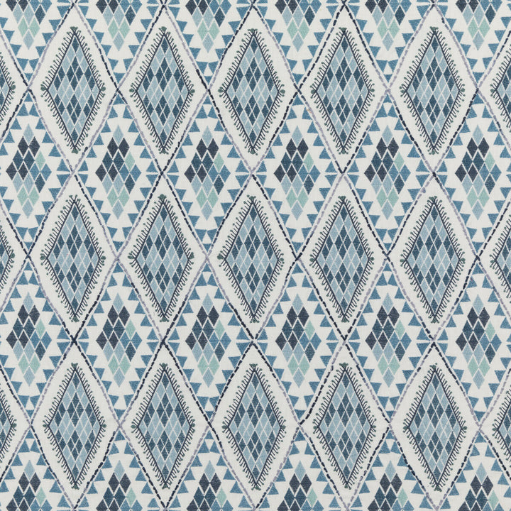 Castelo Indigo by Baker Lifestyle Fabric HOMES & GARDENS III COTTON - 100% India - Horizontal: 8.274 and Vertical: 14.972 49.644 - Fabric Carolina -