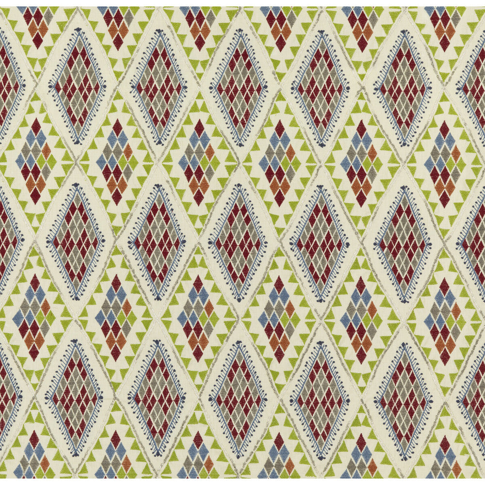 Castelo Indigo/Green by Baker Lifestyle Fabric HOMES & GARDENS III COTTON - 100% India Horizontal: 8.274 and Vertical: 14.972 49.644 - Fabric Carolina -