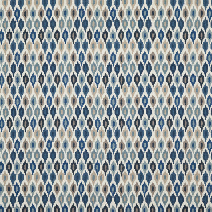 Mazara Indigo by Baker Lifestyle Fabric HOMES & GARDENS III POLYESTER - 93%;LINEN - 7% India Horizontal: 5.516 and Vertical: 14.972 50.038 - Fabric Carolina -