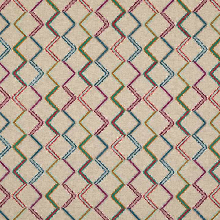 Danza Tutti Frutti by Baker Lifestyle Designer Fabric FIESTA VISCOSE - 79%;LINEN - 14%;POLYESTER - 7% India - Horizontal: 10.244 and Vertical: 15.366 51.22 - Swanky Fabrics -